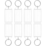 Lot de 20 �tiquettes en plastique r�sistant 5 cm avec identificateurs d'articles blancs avec �tiquettes ...