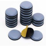 Lot de 20 patins en t�flon auto - adh�sifs pour faciliter le d�placement des meubles.