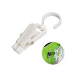Lot de 20 pinces  linge pivotantes en plastique solide pour suspendre des rideaux