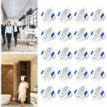 Yardin lot de 20 spots led encastrables 5 w 230 v pour plafond, salon, salle de bain, chambre à coucher, ... Yardin lot de 20 spots led encastrables 5 w 230 v pour plafond, salon, salle de bain, chambre à coucher, ...