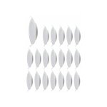 Lot de 20 spots led encastrables extra - plat d205 18w rond blanc avec transfo v - tac vt - 61018 - blanc ...