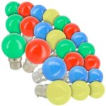 Lot de 24 ampoules led arum lighting - b22 eq 20w - guirlande guinguette ext�rieur
