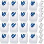 Lot de 24 aspirateur pour miele gn 3d classic c1 complete c2 c3, s227, s400i, s600, s800 airclean 3d ...