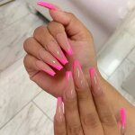 Lot de 24 faux ongles extra longs à coller en forme de cercueil pour femme Lot de 24 faux ongles extra longs à coller en forme de cercueil pour femme