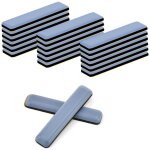 Lot de 24 patins en t�flon, autocollants, 70 x 19 mm, patins pour meubles, patins de chaise carr�s en ...