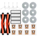 Lot de 24 pi�ces de rechange pour aspirateur robot x20 + / x20 plus : brosse principale, filtre hepa, ...