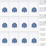 Lot de 24 sacs 3d airclean de rechange pour aspirateur miele gn - compatibles avec miele classic c2 c3 ...