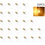 Lifcausal - lot de 25 ampoules  incandescence en tungstne ac230 v g40 - base e12 - rsistance  l'eau ...