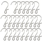 Lot de 25 crochets en forme de s, crochets en mtal en forme de s, cintres en mtal, crochets de dcoration ...