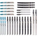 Lot de 25 lames de scie sauteuse t118a / t144d / t101b / t123x / t101ao / t127d / t345xfpour couper m�tal ...