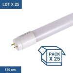 Lot de 25 - tube led t8 120cm - 18w - 140lm / w