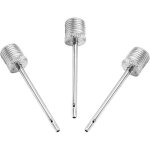Lot de 3 aiguilles de pompe � air de football en acier inoxydable, id�ales pour gonfler les ballons de ...