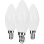 Lot de 3 ampoules led e14 6w equi. 40w 470lm raydan home