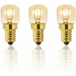Lot de 3 ampoule à sel 25w e14 t22, incandescence blanc chaud 2700k, lampe de sel, fours grill, 160lm, ... Lot de 3 ampoule à sel 25w e14 t22, incandescence blanc chaud 2700k, lampe de sel, fours grill, 160lm, ...