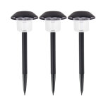 Lot de 3 balises solaires led ip44 noir, rvb - pack3so1017b - xanlite Lot de 3 balises solaires led ip44 noir, rvb - pack3so1017b - xanlite