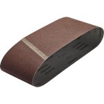 Lot de 3 bandes abrasives pour bois et mtal, pour ponceuse  bandes - dimensions 76 x 457 mm - grain ...