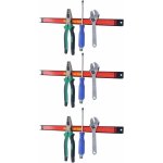 Lot de 3 barres magn�tiques professionnelles porte outil avec une longueur de 46 cm et charge max. 10 ...