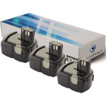 Lot de 3 batteries type bcl1415 pour hitachi 2000mah 14. 4v