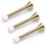 Lot de 3 but�es de porte � ressort de 85 mm, but�es de porte � ressort murales, but�es de porte pour ...