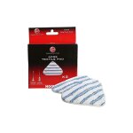 Lot de 3 chiffons en microfibre de type steamjet