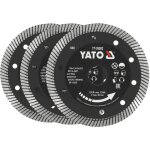 Lot 3 disques diamant scie a carrelage 125x22. 2x1. 3mm ultra fin sec et eau