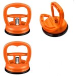 Lot de 3 extracteurs de bosses de voiture de couleur orange - mini ventouse - kit de d�bosselage et kit ...