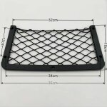 Lot de 3 filets de rangement pour voiture - 36 x 18 cm - haute �lasticit�, filet de rangement pour bagages, ...