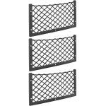 Lot de 3 filets de rangement pour voiture - 36 x 18 cm - haute �lasticit�, filet de rangement pour bagages, ...