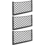 Lot de 3 filets de rangement pour voiture - 36 x 18 cm - haute �lasticit�, filet de rangement pour bagages, ...