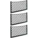 Lot de 3 filets de rangement voiture 36x18 cm �lastique pour bagages magazines van caravane camping car ...