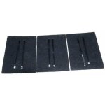 Lot de 3 filtres charbon (kit ak204ae1) 305x210 mm (79x8361, as0062457) hotte brandt, de dietrich fagor ...