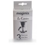 Lot de 3 filtres a eau anti - calcaires d'origine (19465, 9001664482) cafeti�re, expresso magimix aeg, ...