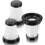 Beijiyi - lot de 3 filtres pour moosoo k12, k12 pro k13 aspirateur sans fil, pour genius invictus one ...