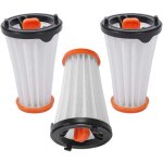 Lot de 3 filtres de rechange pour aspirateurs aeg / electrolux rapido et ergorapido remplace aeg aef ...