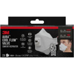 Lot de 3 masques anti - particules confortable 3m? aura? s�rie 9332 + avec valve cool flow?, ffp3