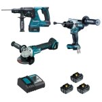 Pack 3 outils 18v lxt (ddf486 + dga506 + dhr243) 3x5ah - dlx3157tj - makita Pack 3 outils 18v lxt (ddf486 + dga506 + dhr243) 3x5ah - dlx3157tj - makita