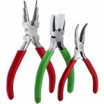 Lot de 3 pinces à bijoux, kit pratique de réparation de collier de bijoux, outils de bricolage, pince ... Lot de 3 pinces à bijoux, kit pratique de réparation de collier de bijoux, outils de bricolage, pince ...