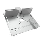 Lot de 3 plaques d'insertion en alliage d'aluminium, compatibles avec toupie, fraisage du bois, planche ... Lot de 3 plaques d'insertion en alliage d'aluminium, compatibles avec toupie, fraisage du bois, planche ...