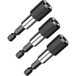 Lot de 3 porte - embouts magntiques  changement rapide 1 / 4' porte - embout magntique pour visseuse ...