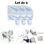 Lot de 3 sacs � limon adaptables pour polaris 280 480 robot nettoyeur piscine. lot de 2 sacs filtres ...