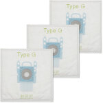 Lot de 3 sacs � poussi�re aspirateur sac filtrant pour bosch type g / megafilt super tex bbz41fg 468383 ...