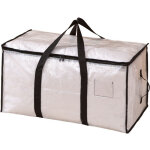 Lot de 3 sacs de rangement vetement transparente 72l ? bo�te de rangement sous lit / armoire, housse ...