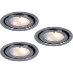 Lot de 3 spots encastrables, ronds, luminaires, spots, lampes, luminaires, luminaires paulmann 935. 21 ...