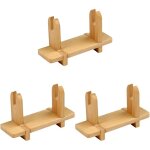 Lot de 3 support eventail bois - pr�sentoir � eventail pliable vintage - d�coration de table et int�rieure ...