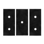 Lot de 3 tapis de protection pour poêle, lavables et réutilisables Lot de 3 tapis de protection pour poêle, lavables et réutilisables