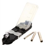 Lot 3 tr�pans diamant�s carrelage leman d6 / 8 / 10mm avec guide de per�age