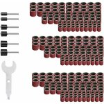 Lot de 307 manchons abrasifs avec rouleau de ponage, percez les mandrins et les cls  tambour