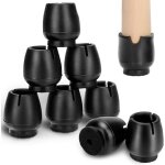 Lot de 32 embouts de chaise en silicone, prot�ge - pieds de chaise avec feutre, embouts de chaise en ...