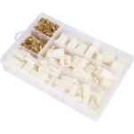 Lot de 380 connecteurs de cble de 2, 8 mm pitch 2, 3, 4 et 6 broches - pour moto, vlo, voiture, bateau ...