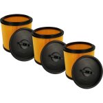 Lot de 3x filtres  cartouche compatible avec parkside (lidl) pnts 1500 c4, 1500 b3, 1500 b2, 1500 a1 ...